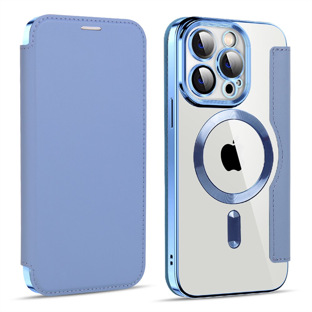 Transparent Card Holder iPhone Case with MagSafe Magnetic Wallet & RFID Protection for 12 13 14 15 16 17 Pro Max Air Plus | Thomler