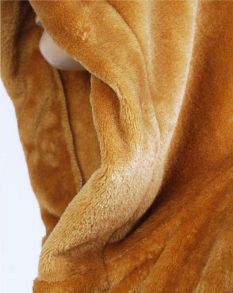 Men's Hooded Flannel Bathrobe | Long Absorbent Spa Robe with Belt for Shower Bathroom | Plush Warm Loungewear Housecoat | Thomler