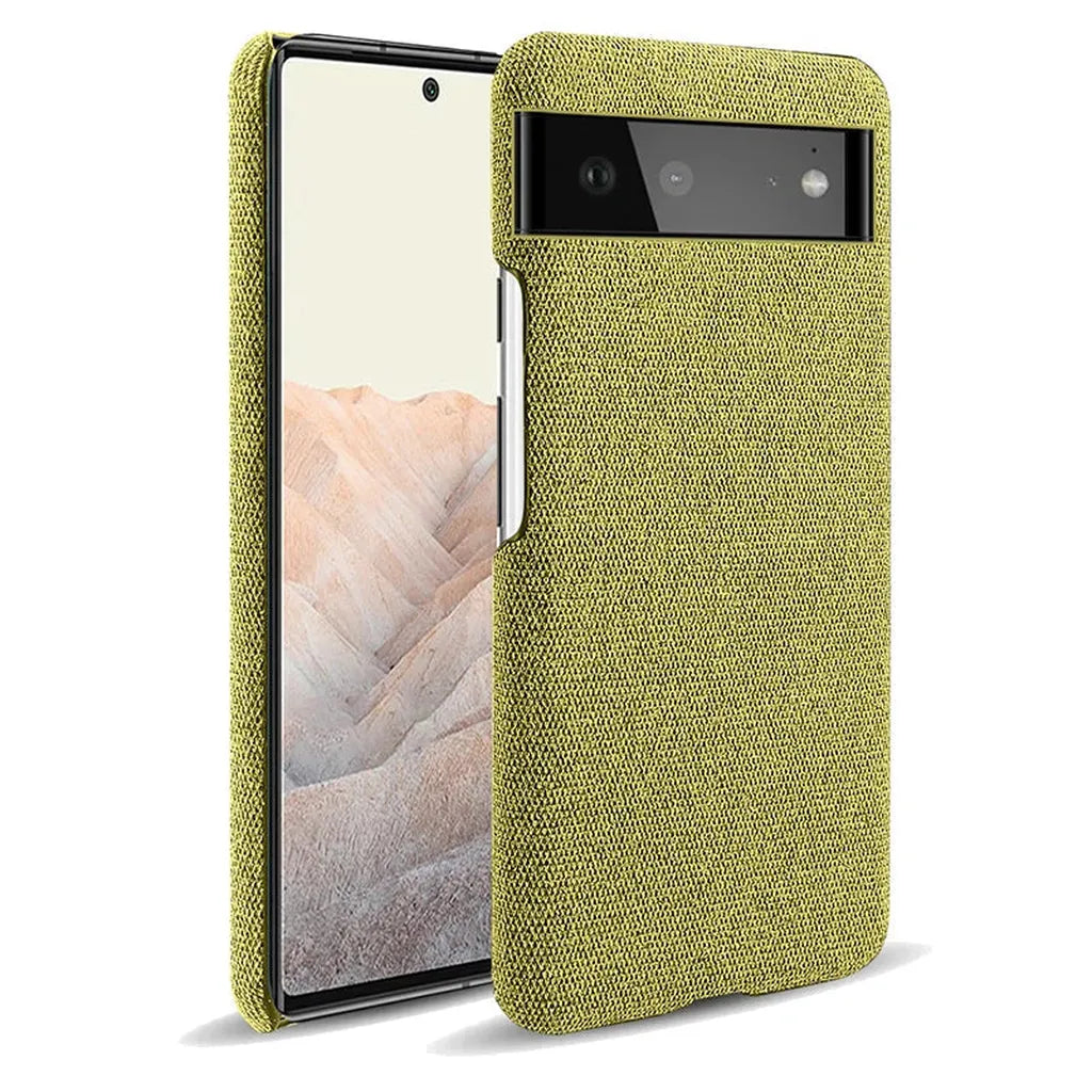 Fabric-Textured Protective Case for Google Pixel – Shock-Absorbing TPU with Raised Edges, Precision Fit for All Pixel Models 7-11 Pro XL | Thomler