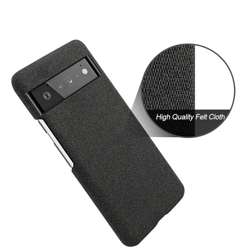 Fabric-Textured Protective Case for Google Pixel – Shock-Absorbing TPU with Raised Edges, Precision Fit for All Pixel Models 7-11 Pro XL | Thomler