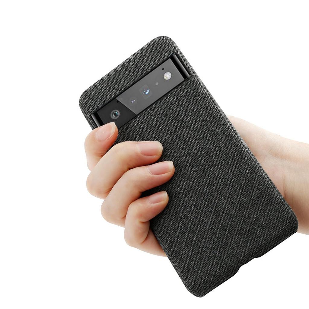 Fabric-Textured Protective Case for Google Pixel – Shock-Absorbing TPU with Raised Edges, Precision Fit for All Pixel Models 7-11 Pro XL | Thomler