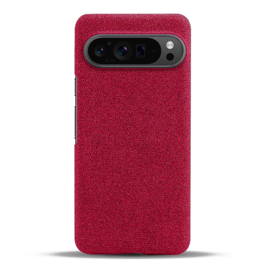 Fabric-Textured Protective Case for Google Pixel – Shock-Absorbing TPU with Raised Edges, Precision Fit for All Pixel Models 7-11 Pro XL | Thomler