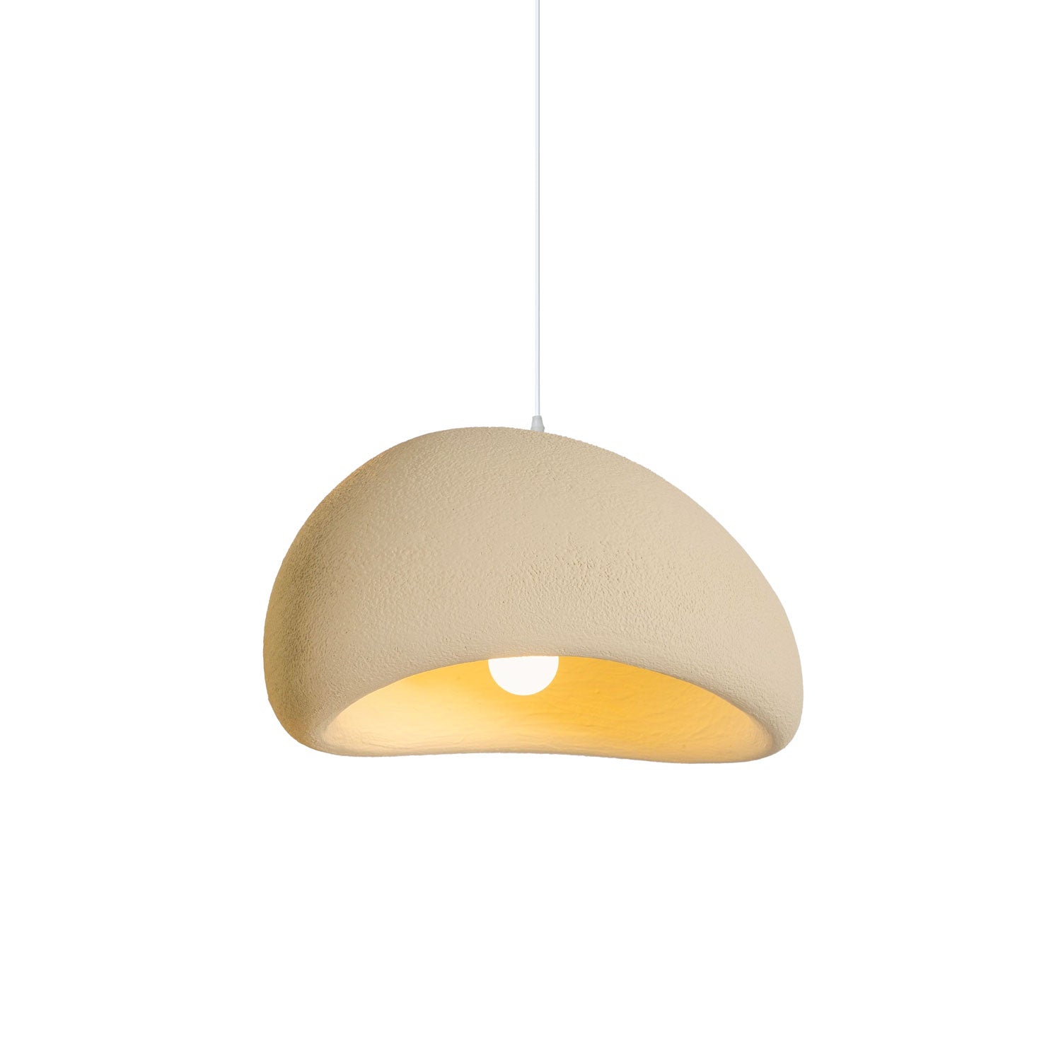 Khmara Pendant Light LED 11.8 in Grey Indoor Ceiling Lamp Adjustable Hanging | Thomler