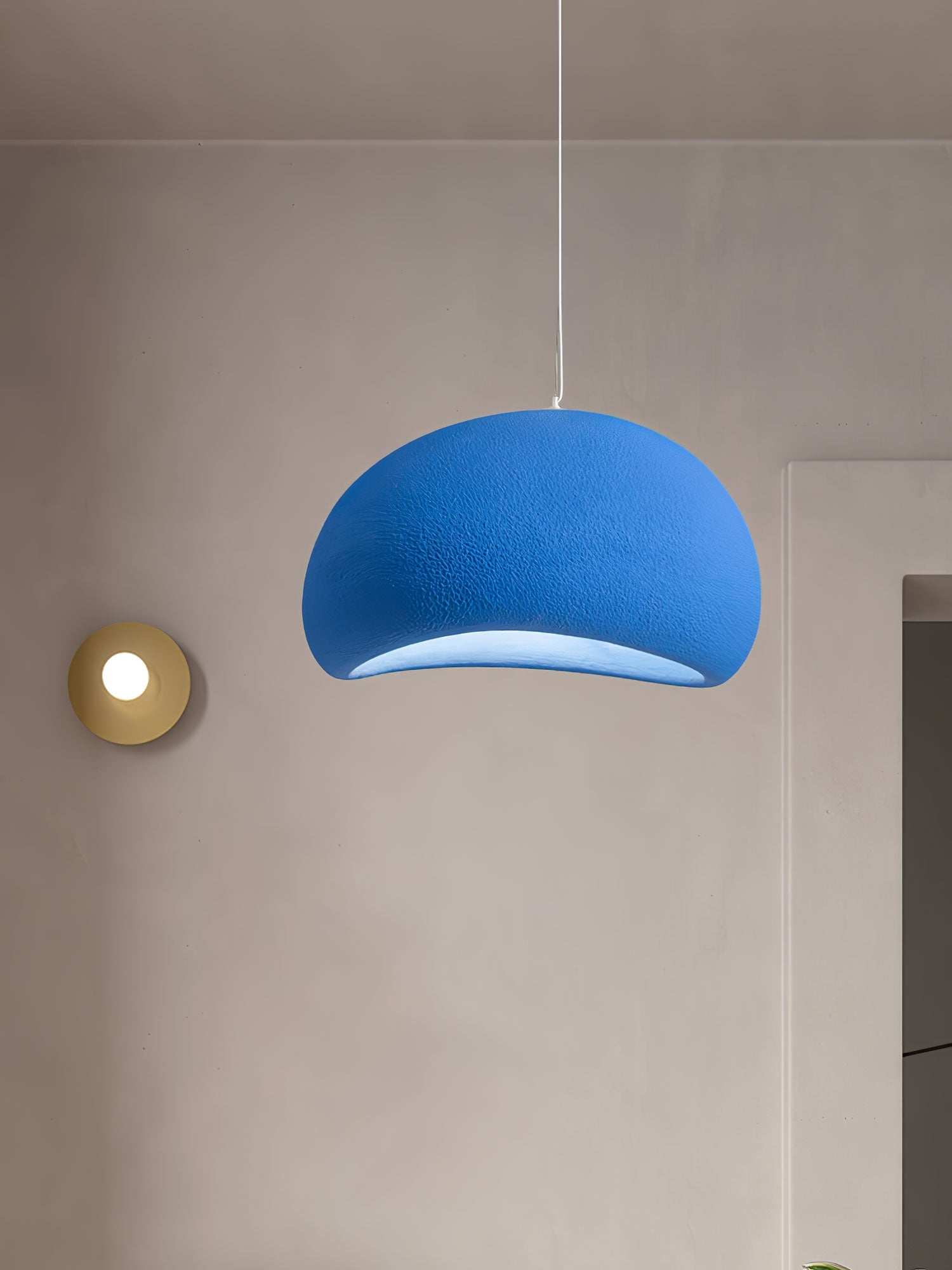 Khmara Pendant Light LED 11.8 in Grey Indoor Ceiling Lamp Adjustable Hanging | Thomler