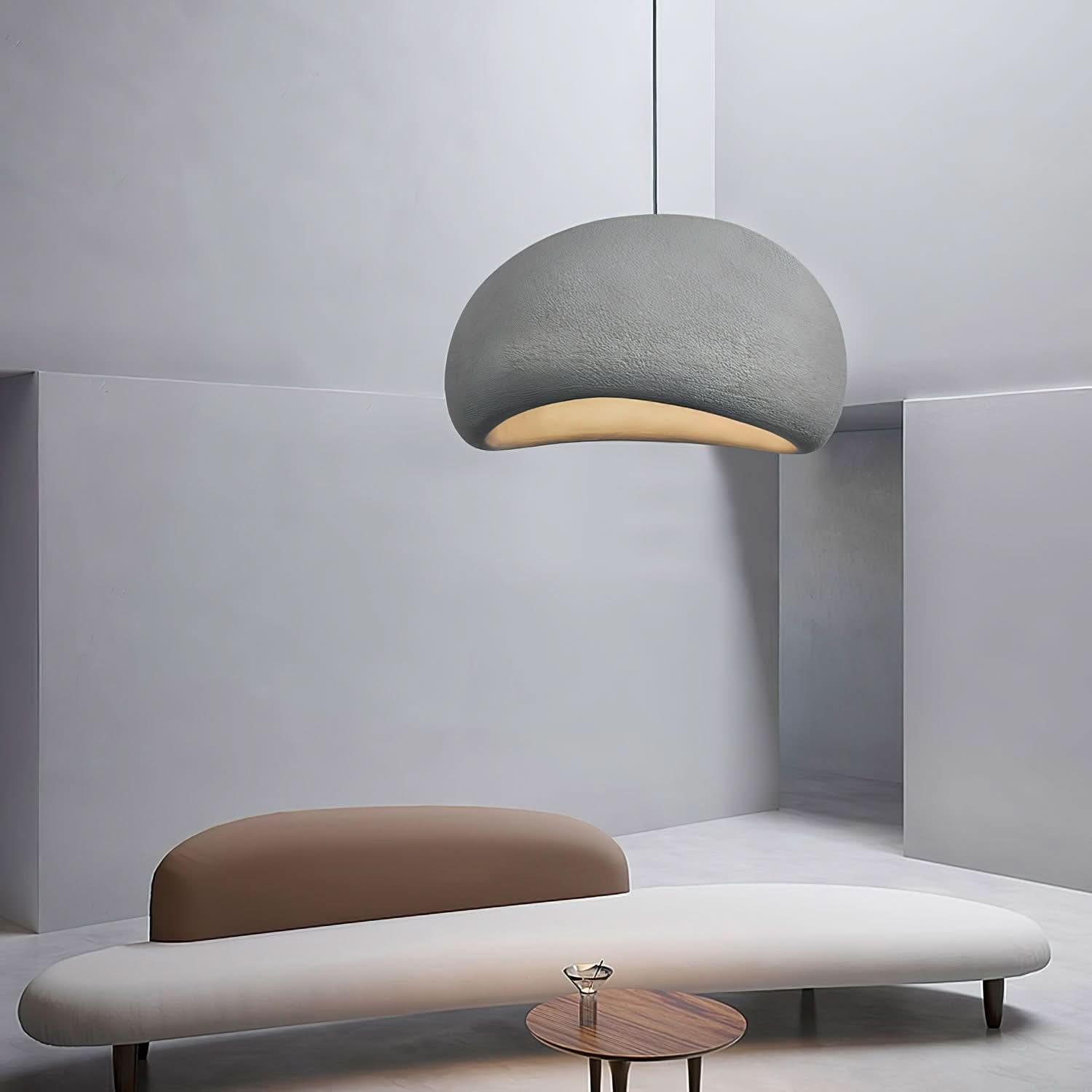 Pendant Light Polystyrene E27 Adjustable 120.0 cm White Dining Room Kitchen Hanging Ceiling Lamp Dimmable Modern | Thomler