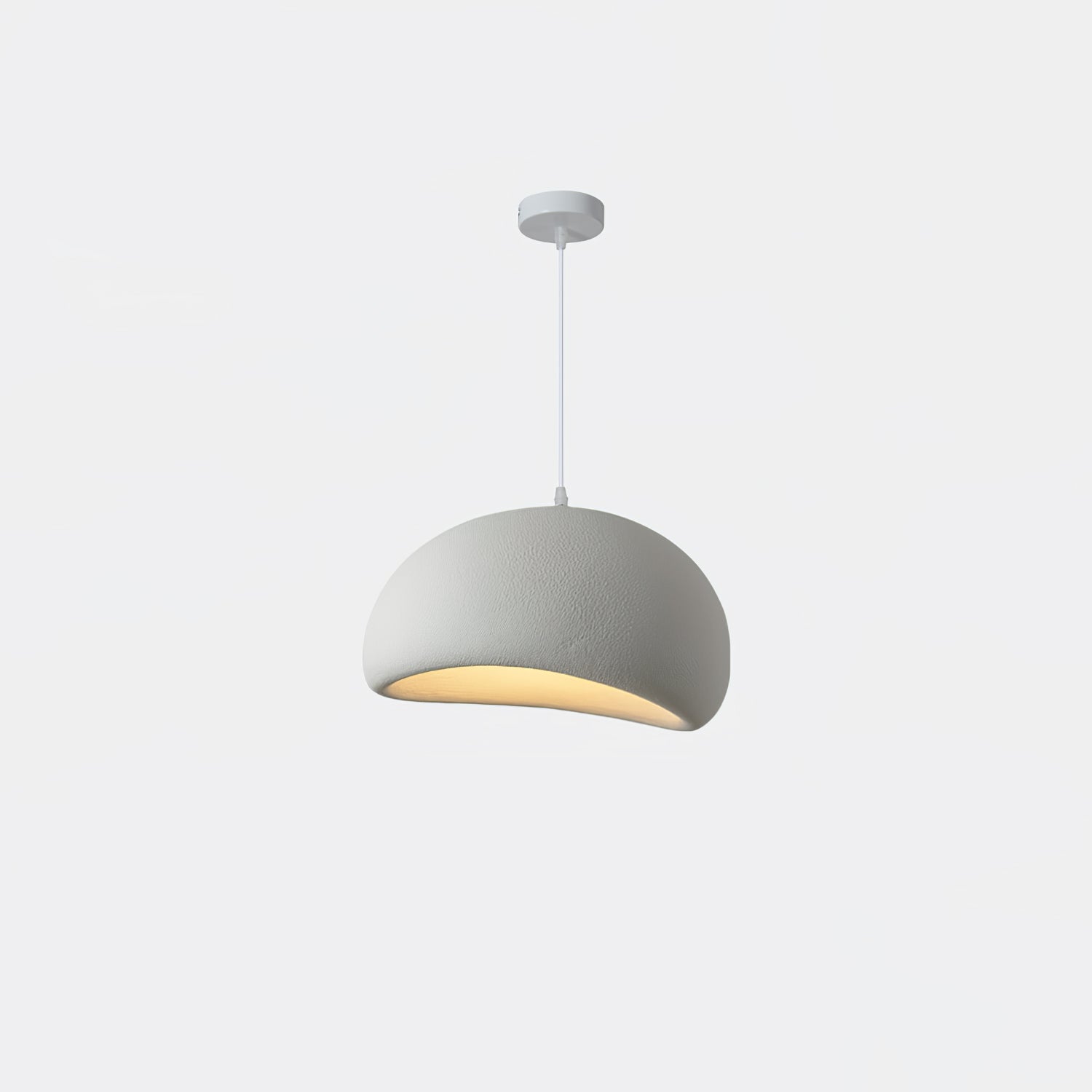 Khmara Pendant Light LED 11.8 in Grey Indoor Ceiling Lamp Adjustable Hanging | Thomler