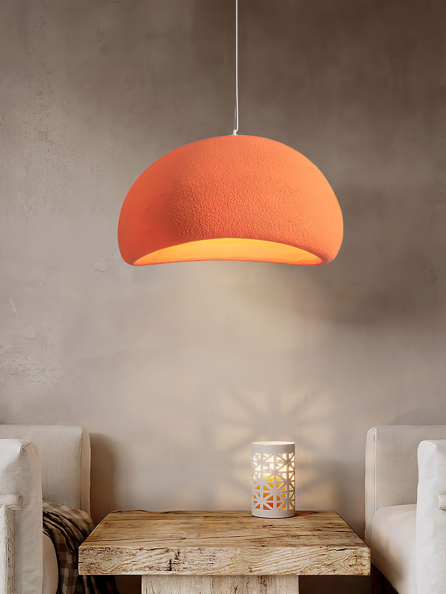 Khmara Pendant Light LED 11.8 in Grey Indoor Ceiling Lamp Adjustable Hanging | Thomler
