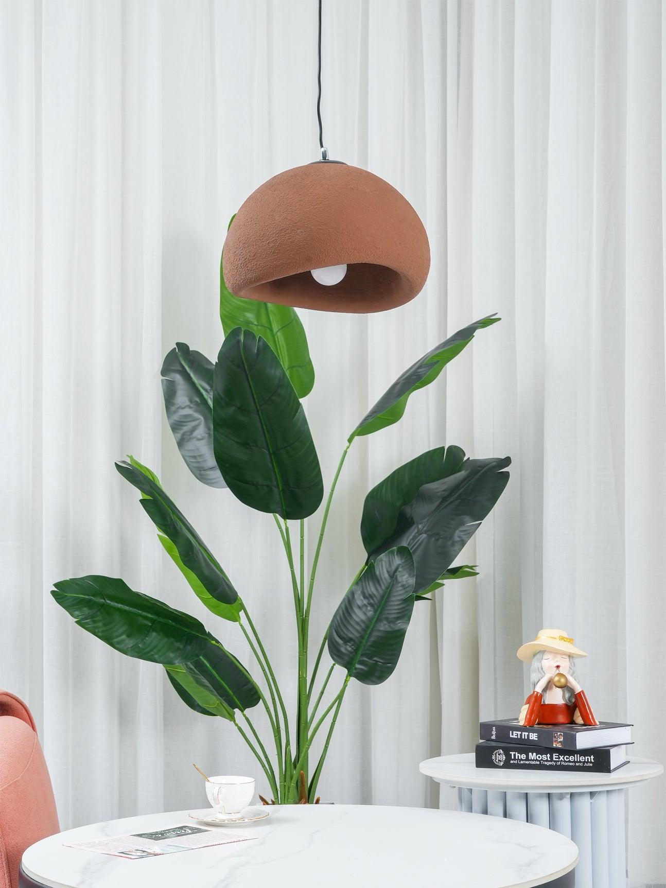 Khmara Pendant Light LED 11.8 in Grey Indoor Ceiling Lamp Adjustable Hanging | Thomler