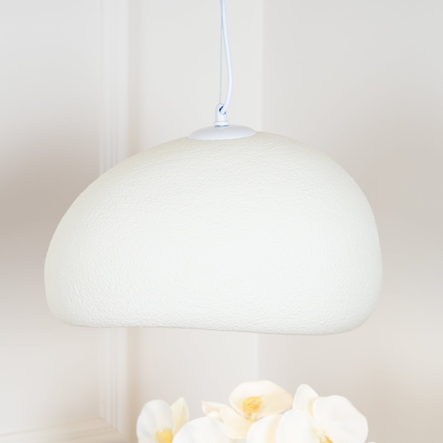 Khmara Pendant Light LED 11.8 in Grey Indoor Ceiling Lamp Adjustable Hanging | Thomler