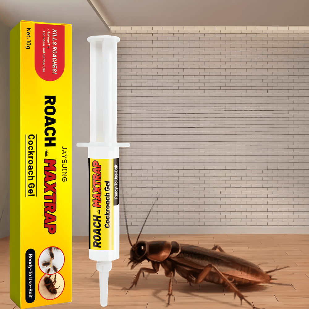 Roach Bait Gel Traps Indoor Safe Odorless Cockroach Killer for Kitchen Bathroom Basement | Thomler