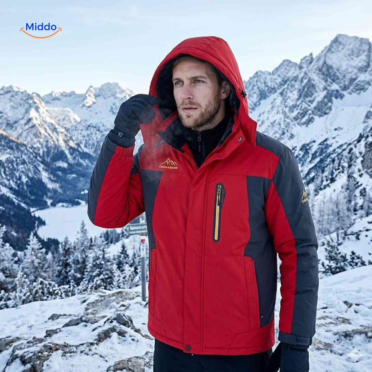 Heavy-Duty Insulated Winter Parka – Waterproof, Windproof, Fleece-Lined for Extreme Cold | Thomler