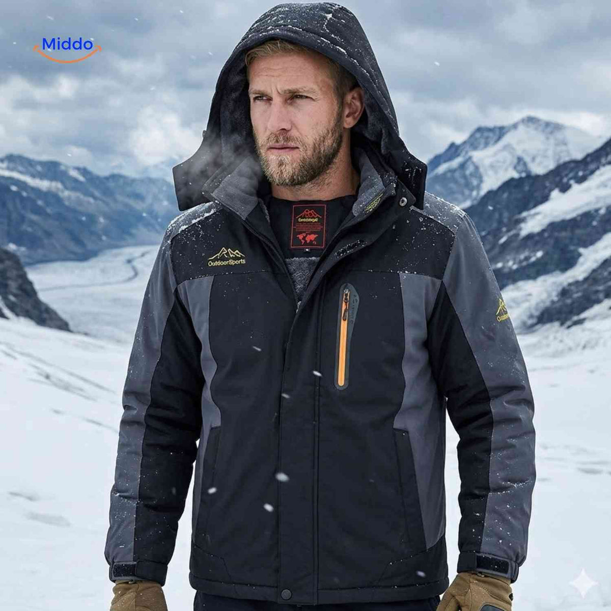 Heavy-Duty Insulated Winter Parka – Waterproof, Windproof, Fleece-Lined for Extreme Cold | Thomler