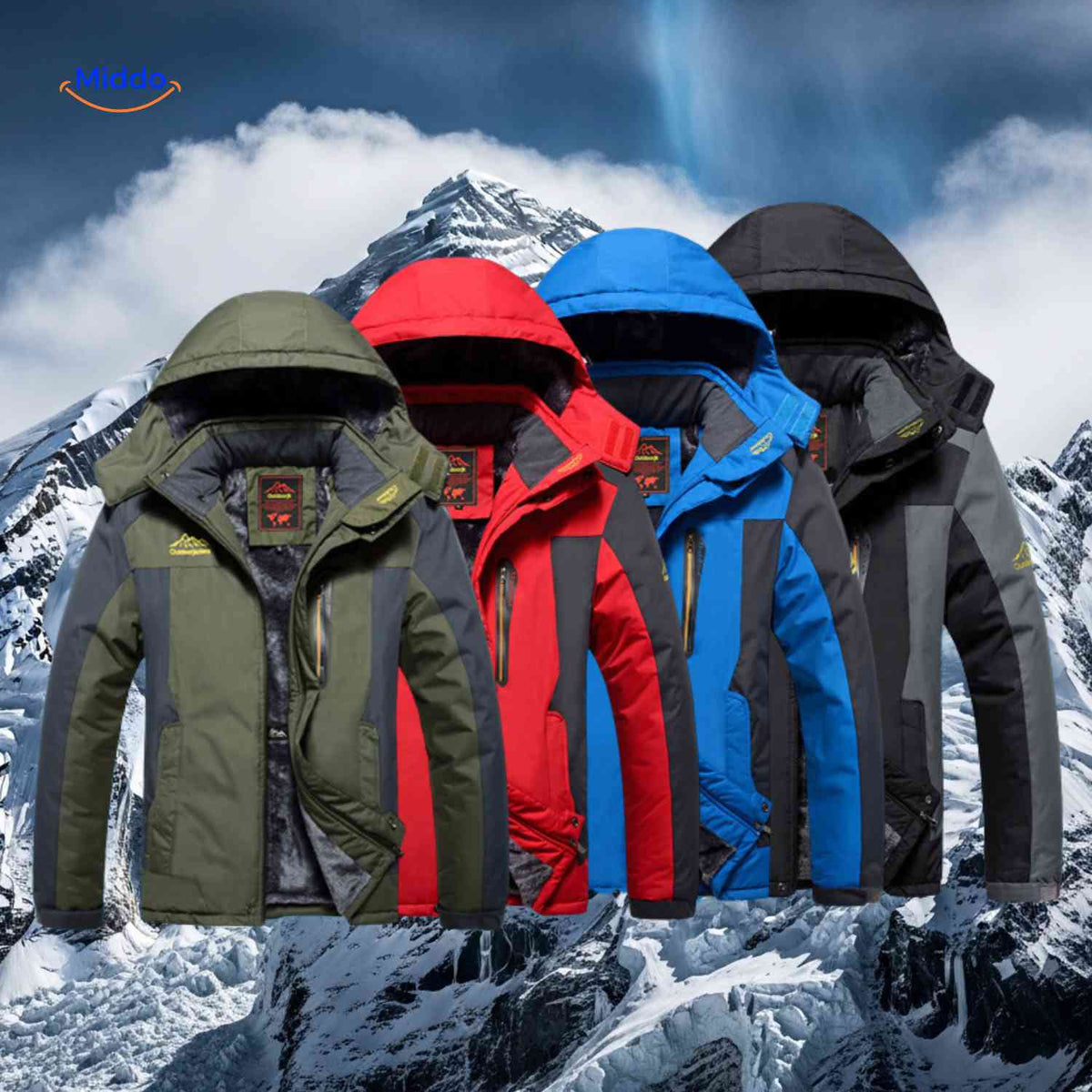 Heavy-Duty Insulated Winter Parka – Waterproof, Windproof, Fleece-Lined for Extreme Cold | Thomler