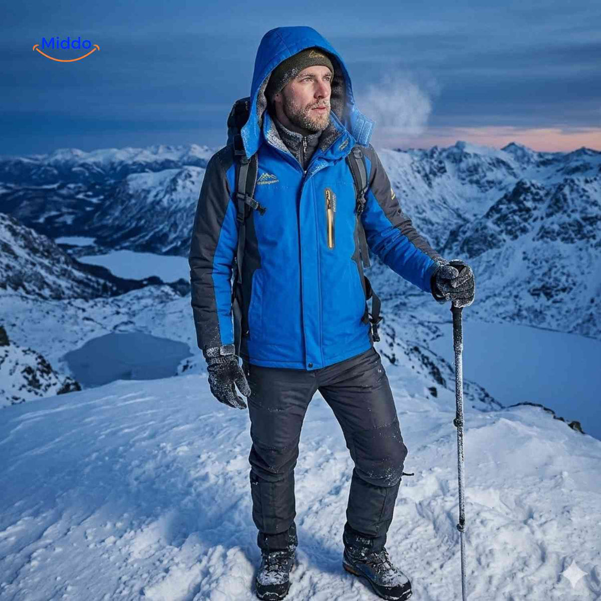 Heavy-Duty Insulated Winter Parka – Waterproof, Windproof, Fleece-Lined for Extreme Cold | Thomler