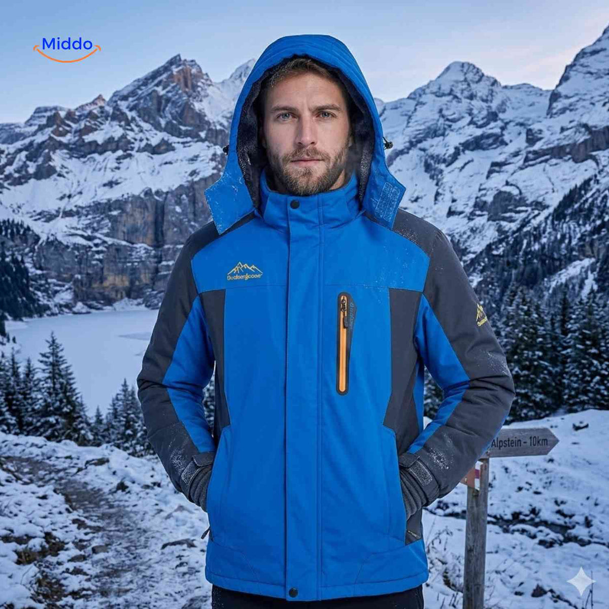 Heavy-Duty Insulated Winter Parka – Waterproof, Windproof, Fleece-Lined for Extreme Cold | Thomler