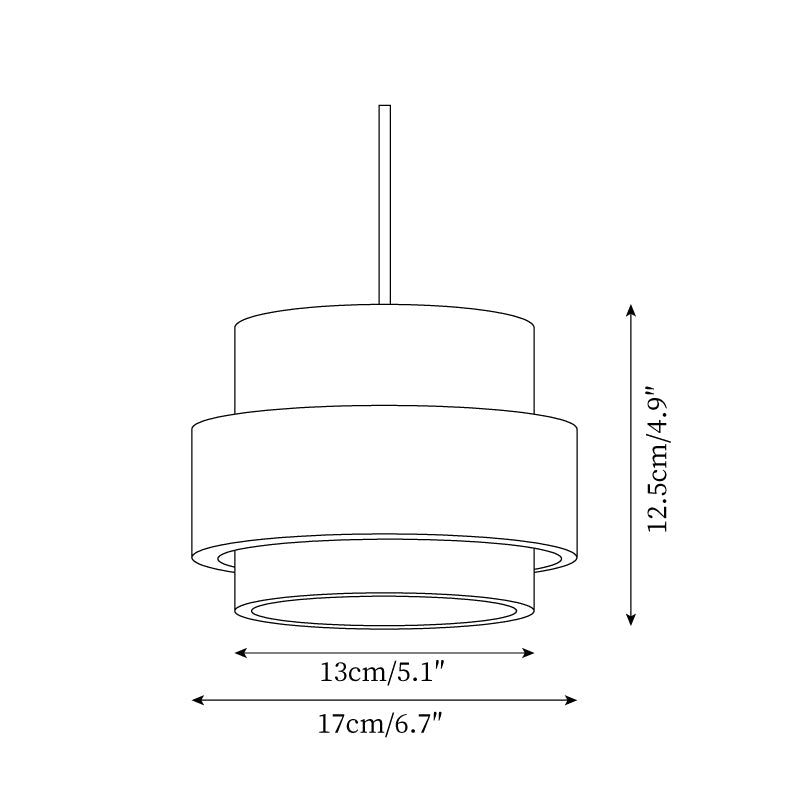 Pendant Light Travertine Stone Shade 6.7 in Ambient Walnut Wood Dining Room Kitchen Island Hanging Lamp | Thomler