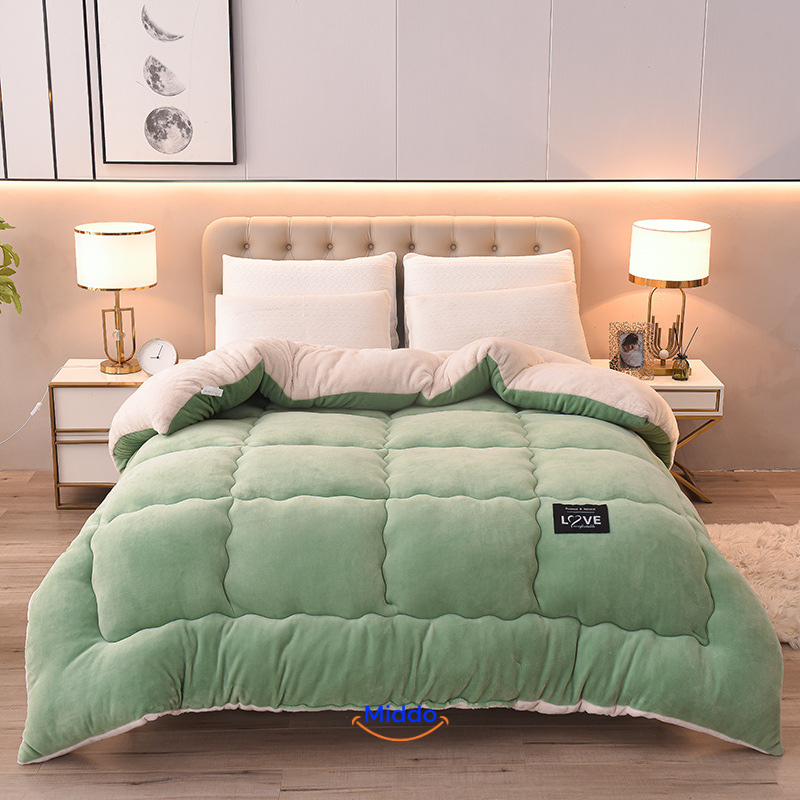 Weighted Wool-Velvet Throw Blanket – 5.5–9 lb Deep Pressure Comfort for Restful Sleep & Warmth | Thomler