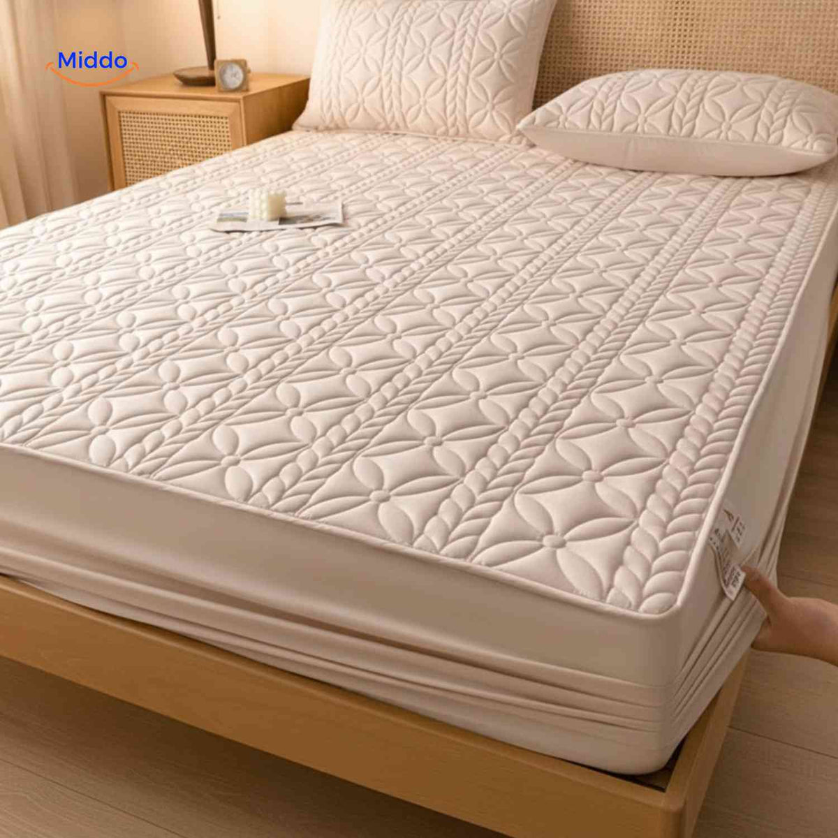Quilted Waterproof Mattress Protector – Breathable, Anti-Bacterial & Machine Washable | Thomler
