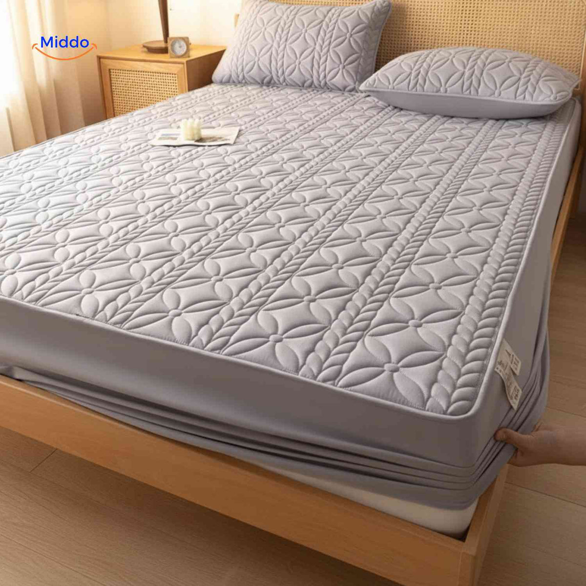 Quilted Waterproof Mattress Protector – Breathable, Anti-Bacterial & Machine Washable | Thomler
