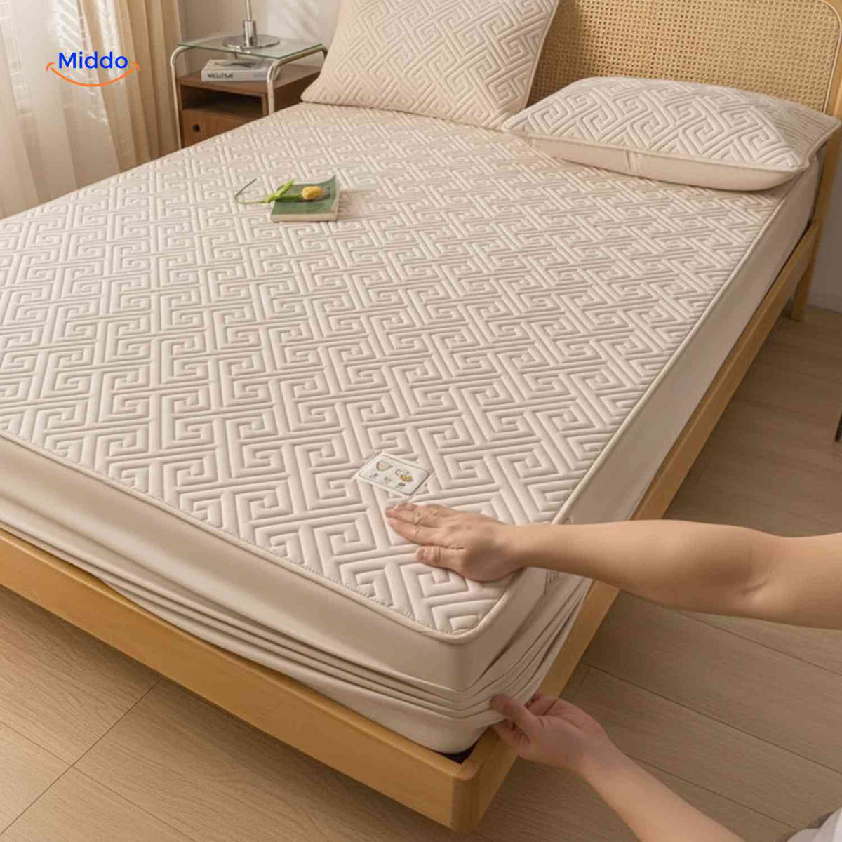 Quilted Waterproof Mattress Protector – Breathable, Anti-Bacterial & Machine Washable | Thomler