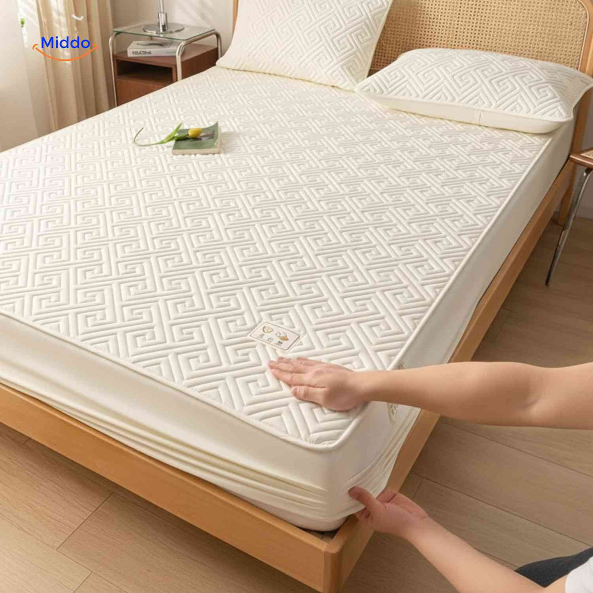 Quilted Waterproof Mattress Protector – Breathable, Anti-Bacterial & Machine Washable | Thomler