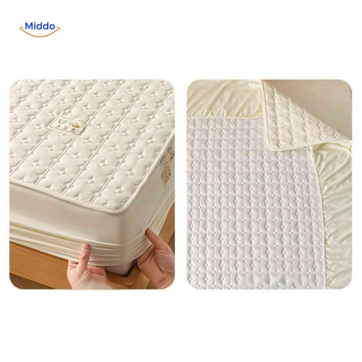 Quilted Waterproof Mattress Protector – Breathable, Anti-Bacterial & Machine Washable | Thomler