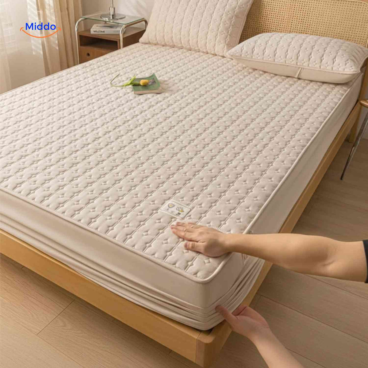 Quilted Waterproof Mattress Protector – Breathable, Anti-Bacterial & Machine Washable | Thomler