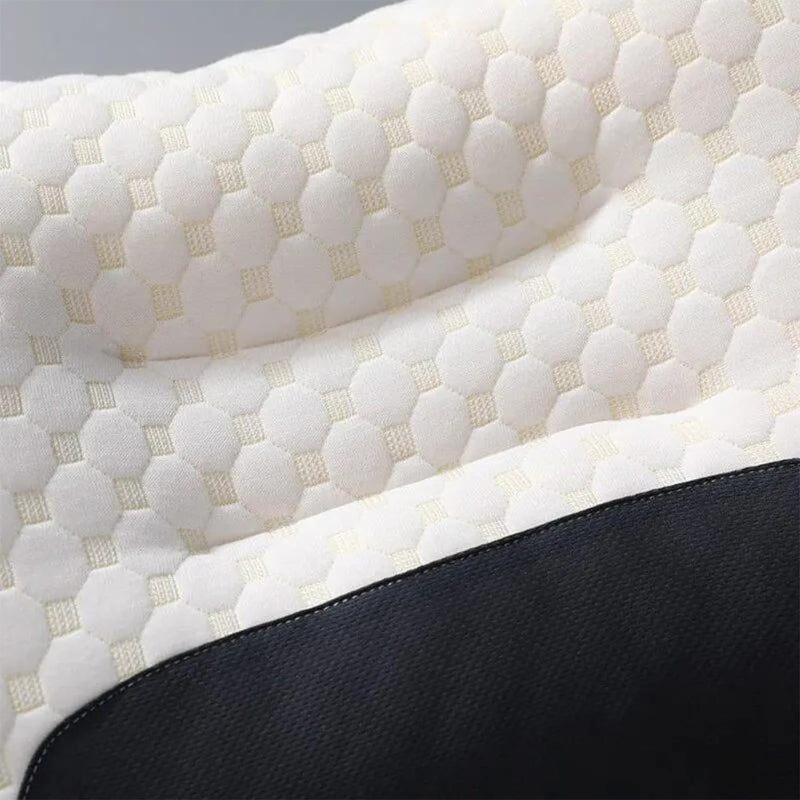 Contour Memory Foam Pillow for Neck Pain Relief – Ergonomic Sleep Support with Breathable Honeycomb Mesh for Side & Back Sleepers | Thomler