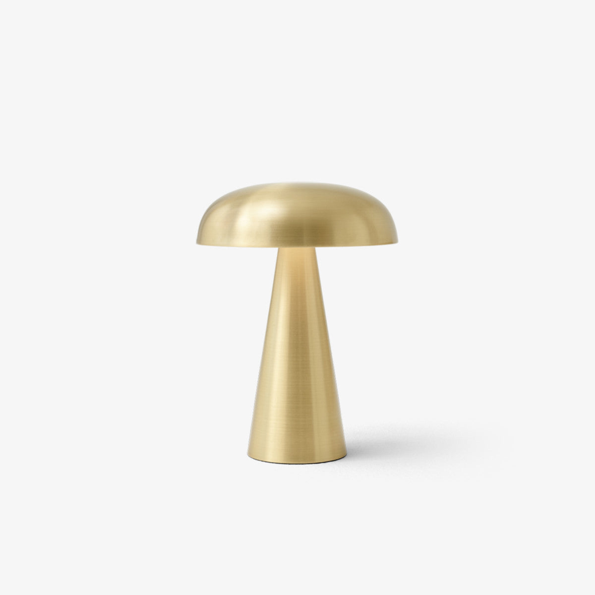 Table Lamp Aluminum 6.1 in x 8.2 in Mushroom Shade Gold Gray Blue Black Red Copper Brown USB Desk Light | Thomler