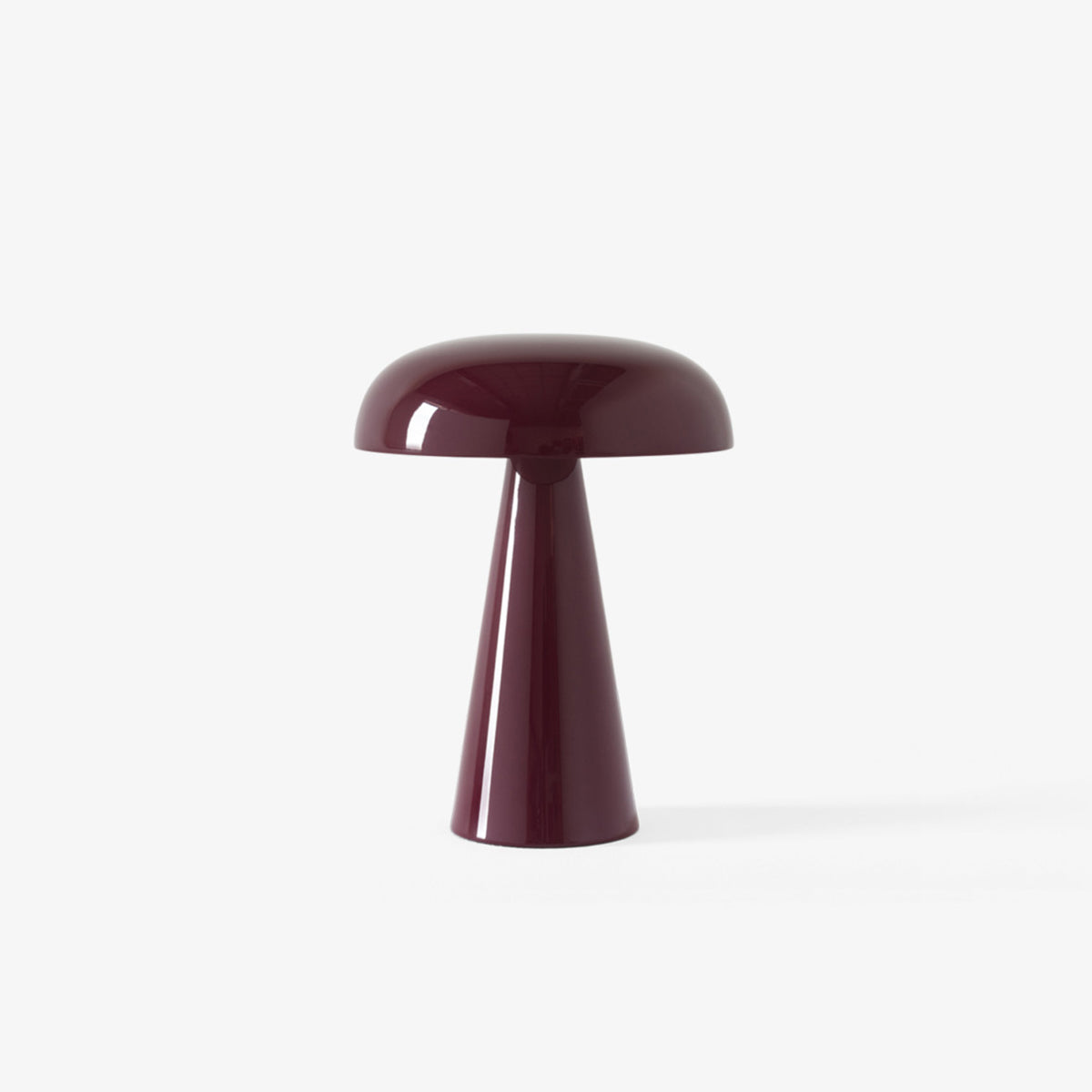 Table Lamp Aluminum 6.1 in x 8.2 in Mushroom Shade Gold Gray Blue Black Red Copper Brown USB Desk Light | Thomler
