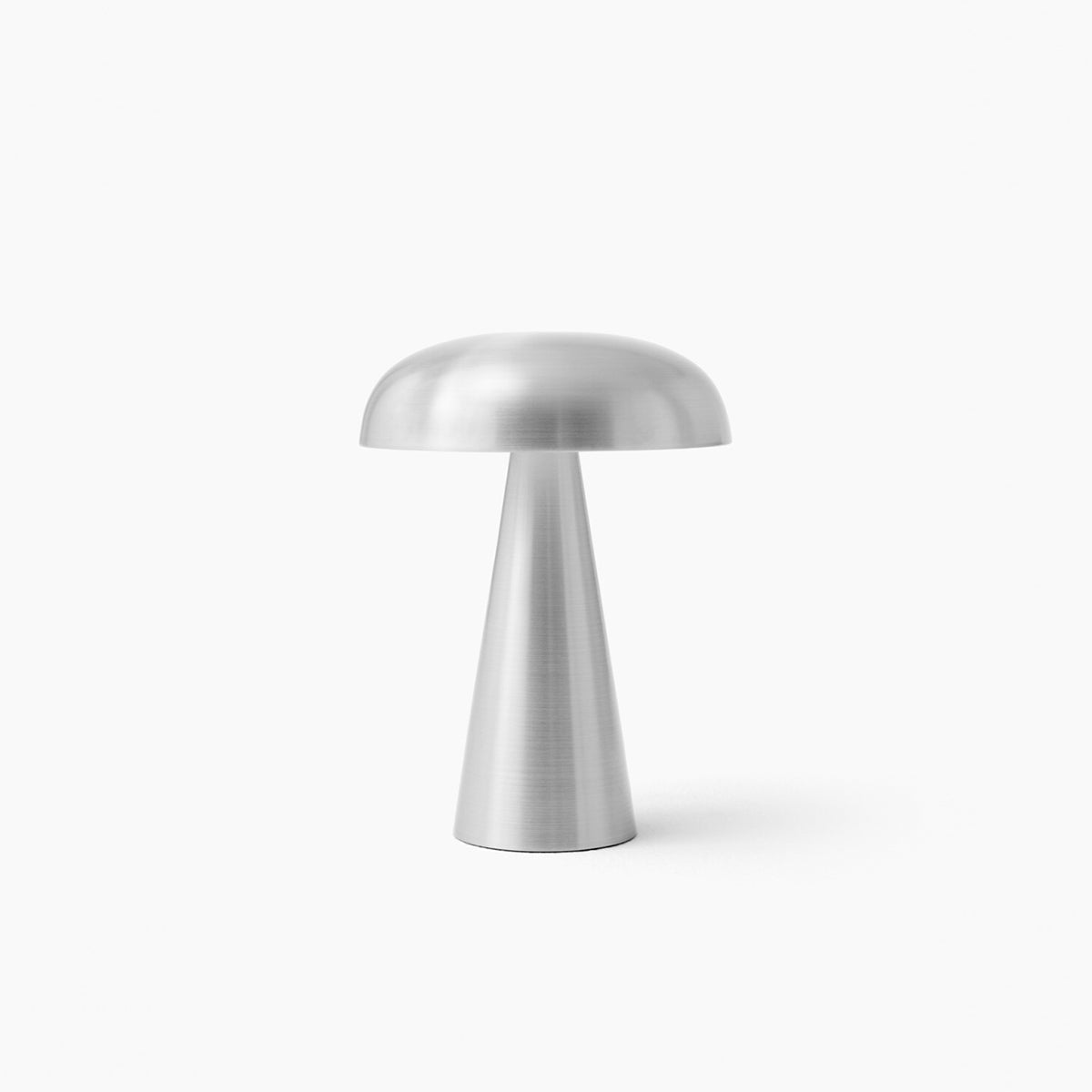 Table Lamp Aluminum 6.1 in x 8.2 in Mushroom Shade Gold Gray Blue Black Red Copper Brown USB Desk Light | Thomler