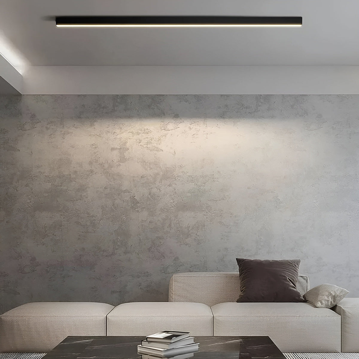 Modern Slim LED Ceiling Light – Ultra-Thin Flush Mount Fixture for Living Room, Bedroom & Dining Room | Thomler