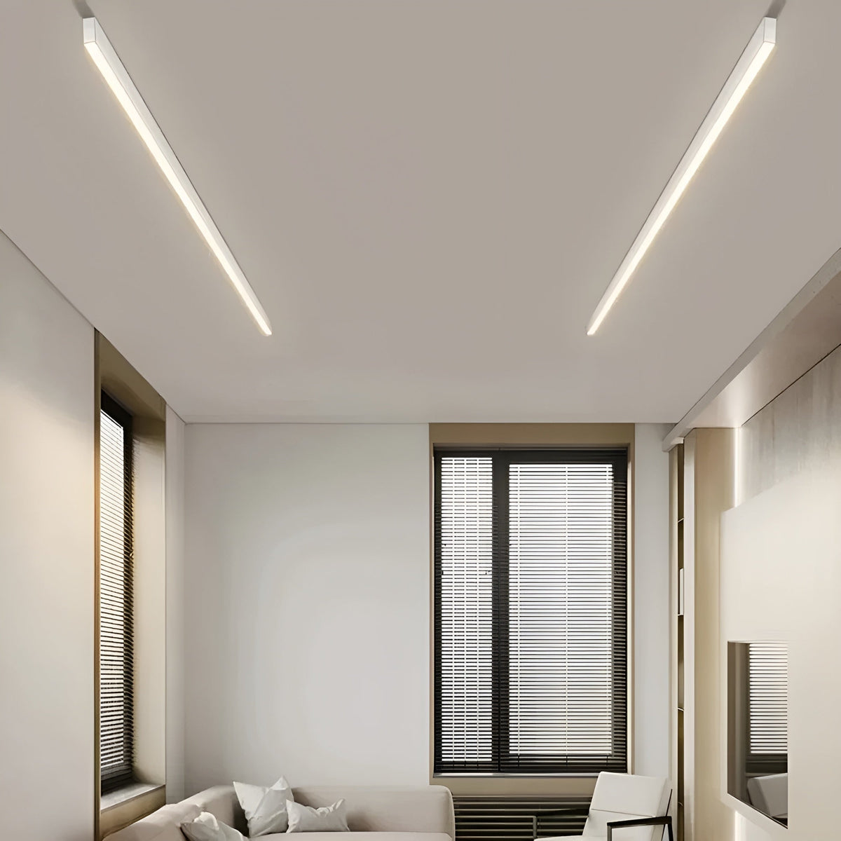 Modern Slim LED Ceiling Light – Ultra-Thin Flush Mount Fixture for Living Room, Bedroom & Dining Room | Thomler