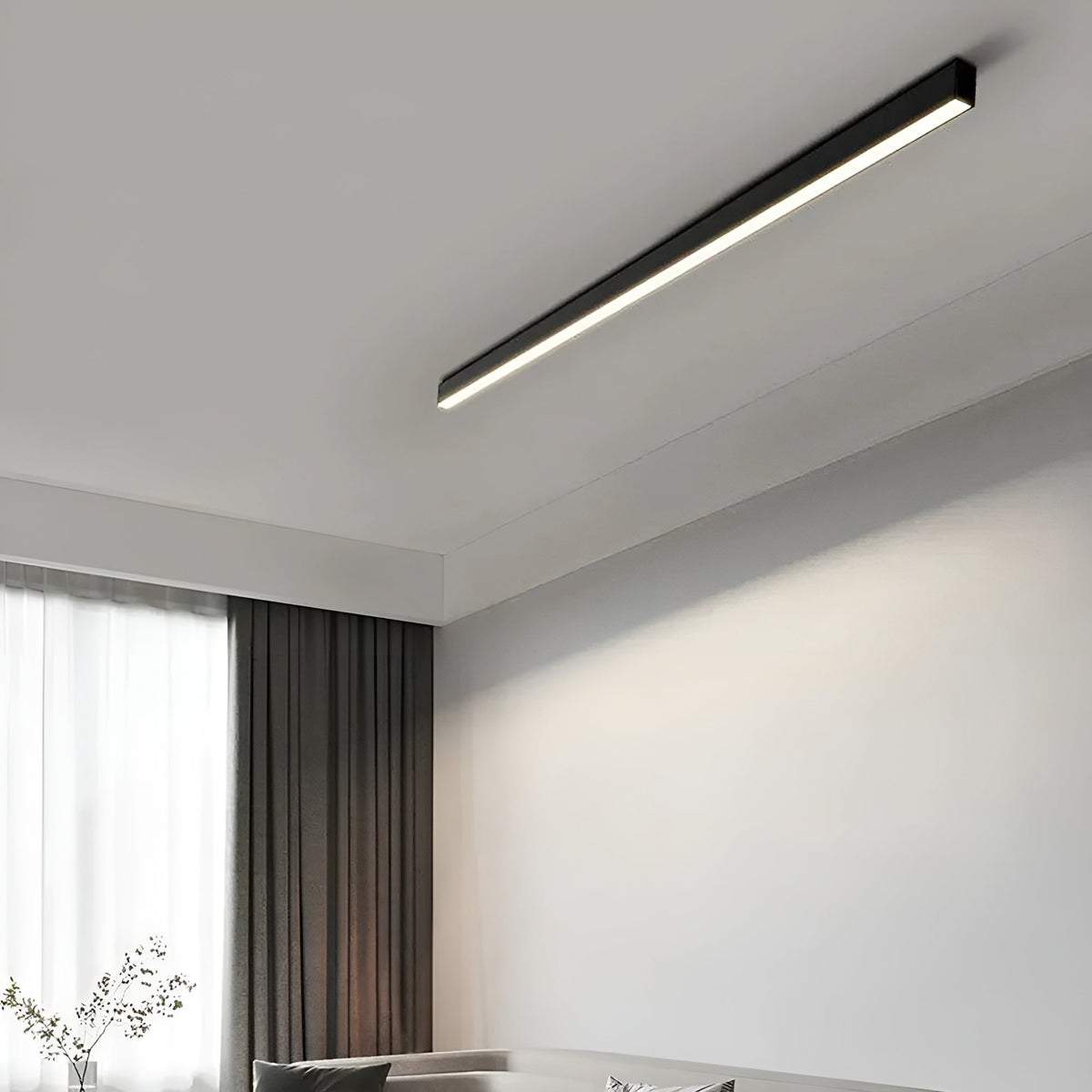 Modern Slim LED Ceiling Light – Ultra-Thin Flush Mount Fixture for Living Room, Bedroom & Dining Room | Thomler