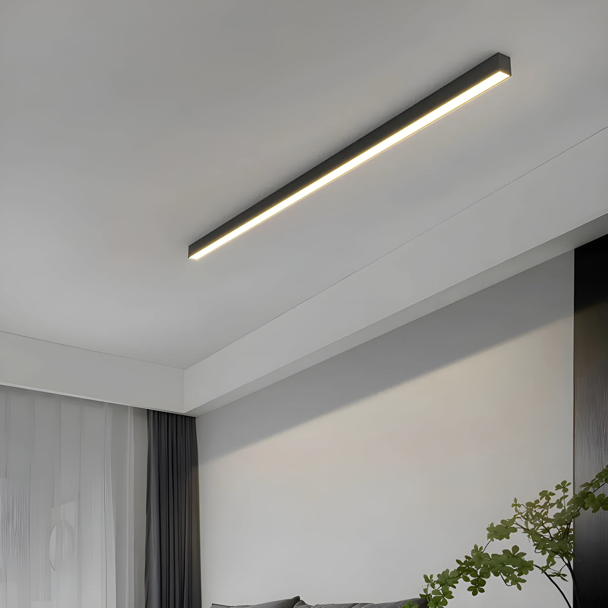 Modern Slim LED Ceiling Light – Ultra-Thin Flush Mount Fixture for Living Room, Bedroom & Dining Room | Thomler