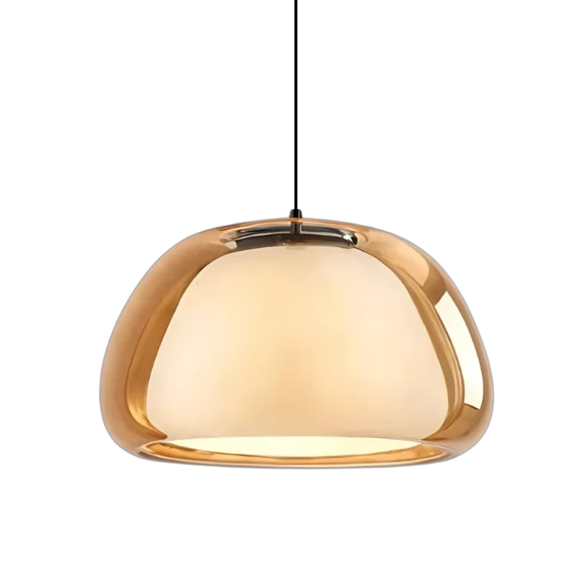 Contemporary Glass Globe Ceiling Fixture E27 10-Inch | Thomler