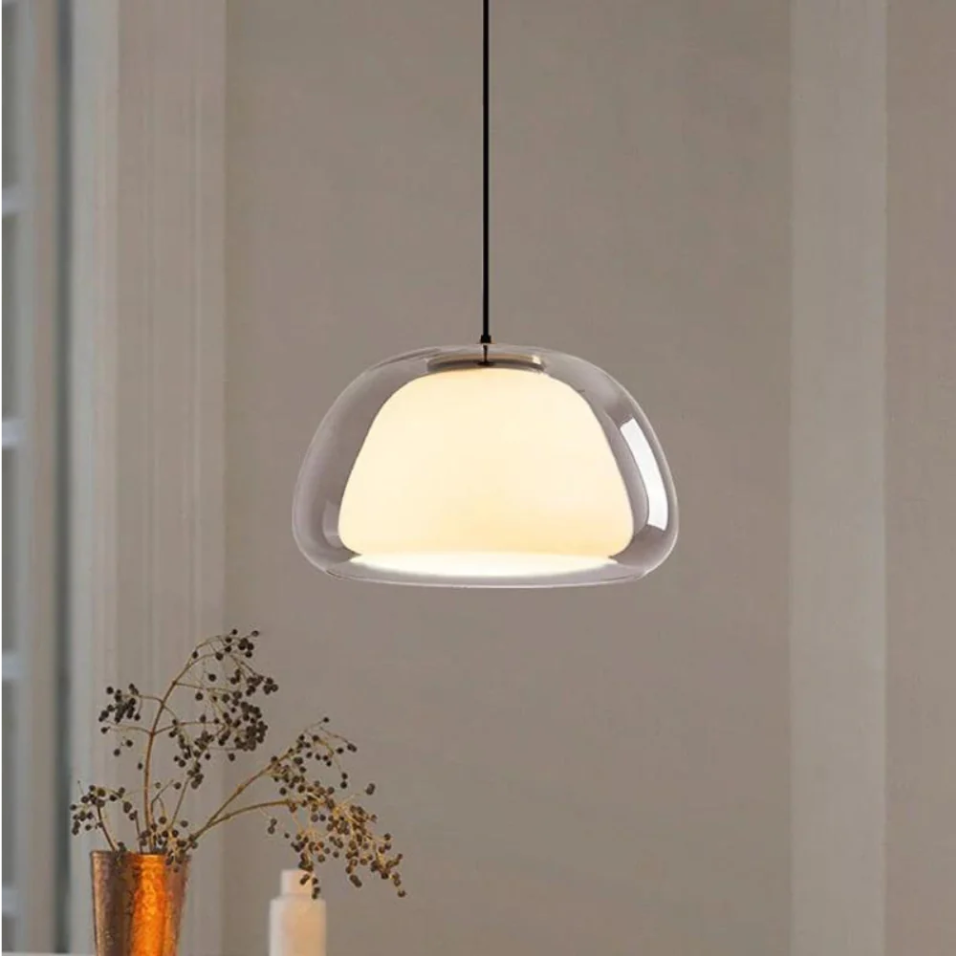 Contemporary Glass Globe Ceiling Fixture E27 10-Inch | Thomler