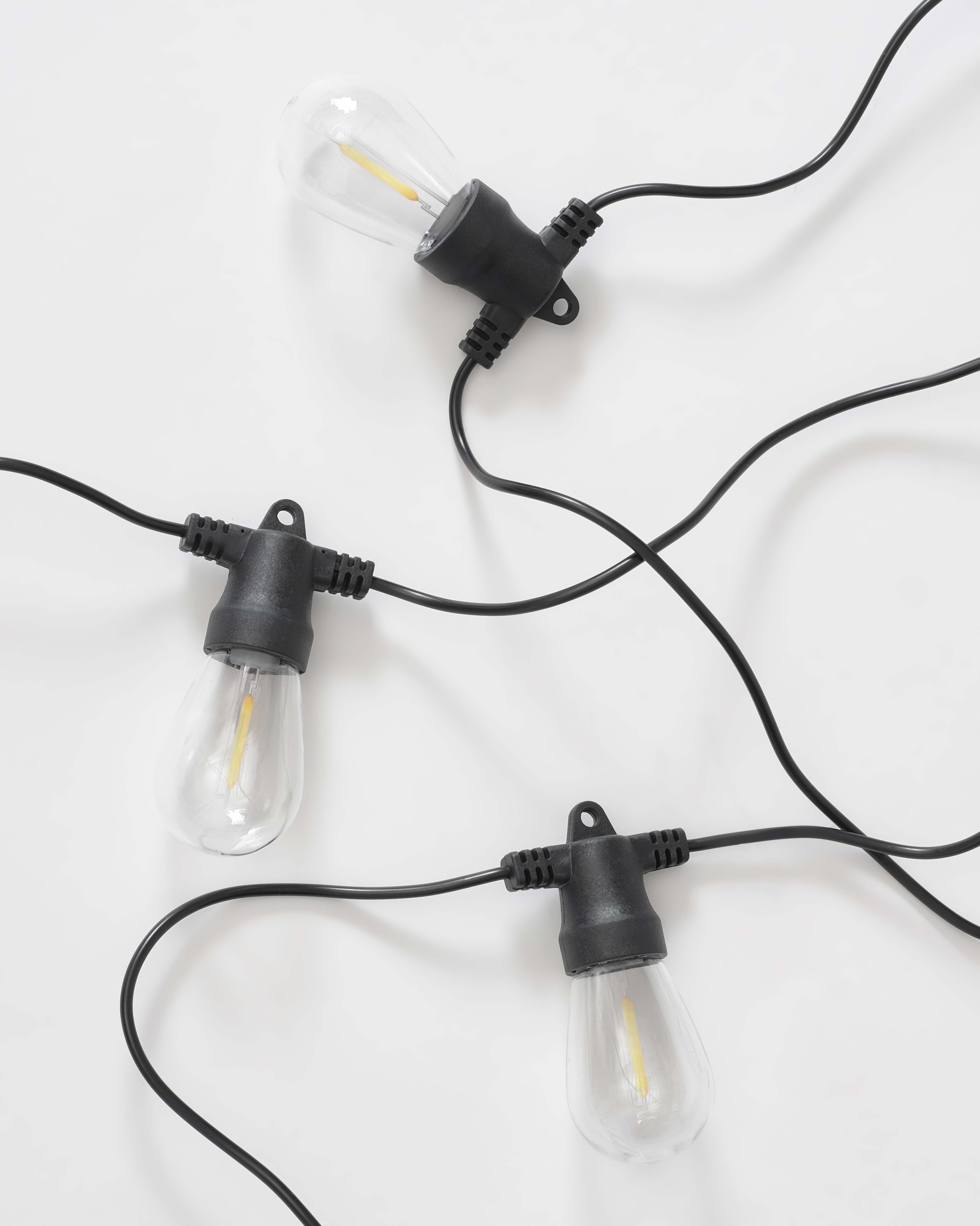 Solar Lichtsnoer Buiten 8 Meter Edison LED 12 Lampen Waterbestendig | Sansoti
