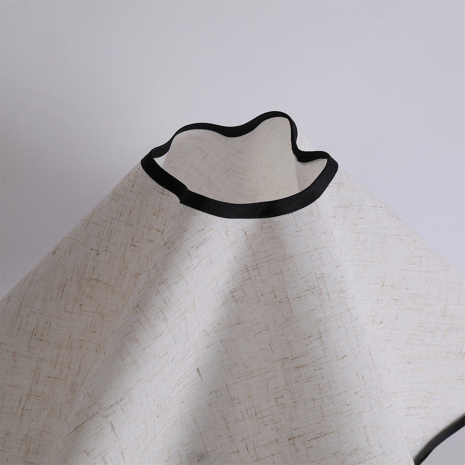 Table Lamp Wood 11.8 in (30.0 cm) Fabric Shade Indoor Desk Bedside Nightstand Light | Thomler