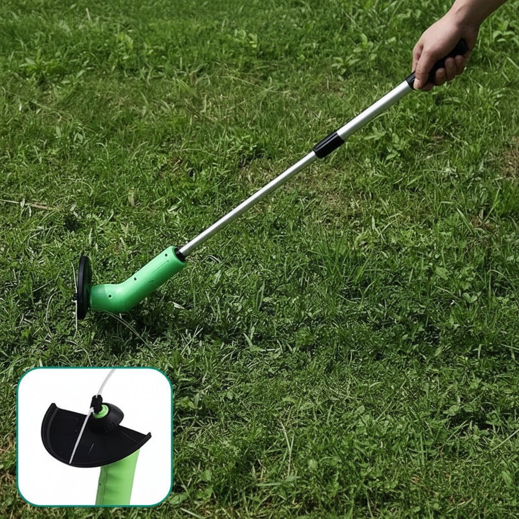 Compact Battery-Powered Lawn Edger with Pivoting Head | Thomler