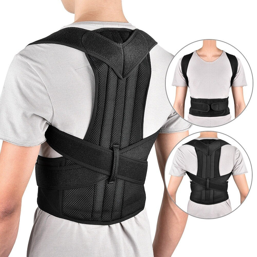 Adjustable Posture Corrector Brace for Upper Back & Shoulder Support – Breathable Design for Men & Women, Hidden Under Clothes, Helps Alignm | Thomler