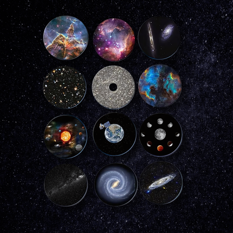 Galaxy Star Projector 4K HD Night Light with 12 Cosmic Scenes 360° Rotation Adjustable Focus for Bedroom Living Room Home Theater | Thomler