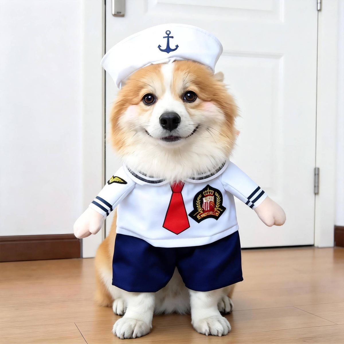 Pet Costume with Padded Fake Arms – 3D Walking Illusion for Dogs & Cats – Halloween Party Outfit | Thomler