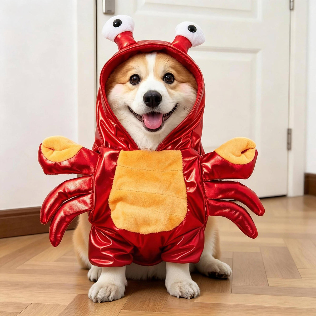 Pet Costume with Padded Fake Arms – 3D Walking Illusion for Dogs & Cats – Halloween Party Outfit | Thomler