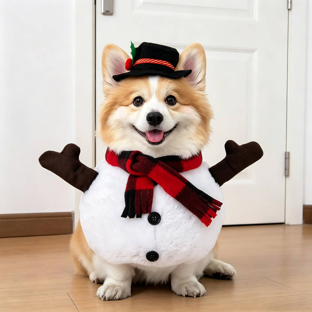 Pet Costume with Padded Fake Arms – 3D Walking Illusion for Dogs & Cats – Halloween Party Outfit | Thomler