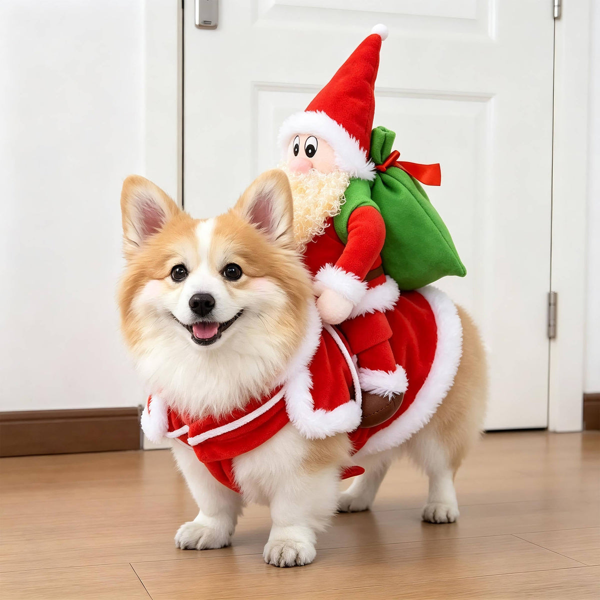 Pet Costume with Padded Fake Arms – 3D Walking Illusion for Dogs & Cats – Halloween Party Outfit | Thomler