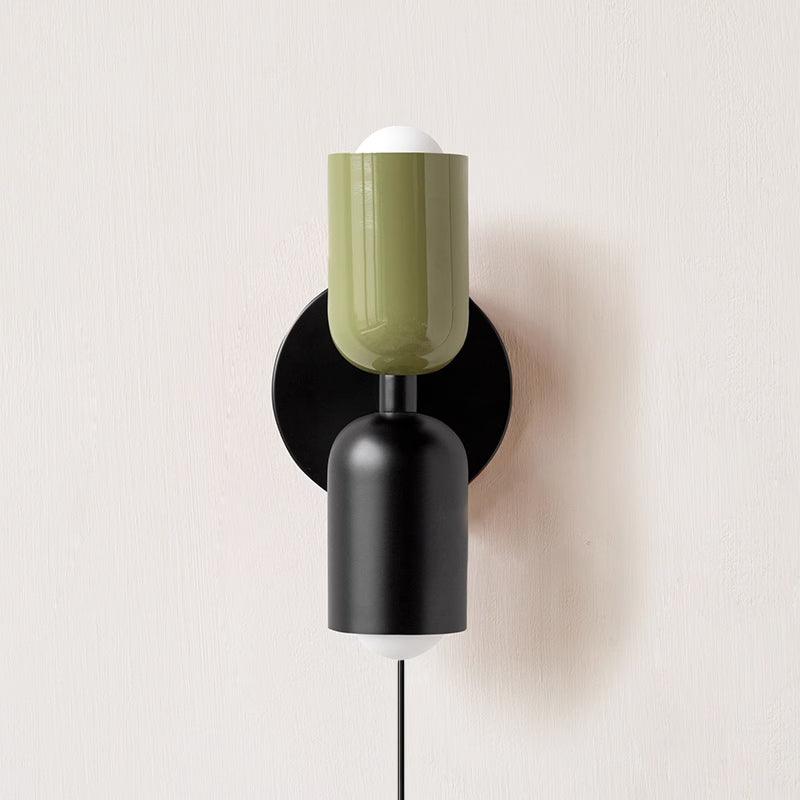 Modern Wall Sconce LED Metal 9.8 in Indoor Light Black Vertical Horizontal Mounting Decorative Lamp | Thomler