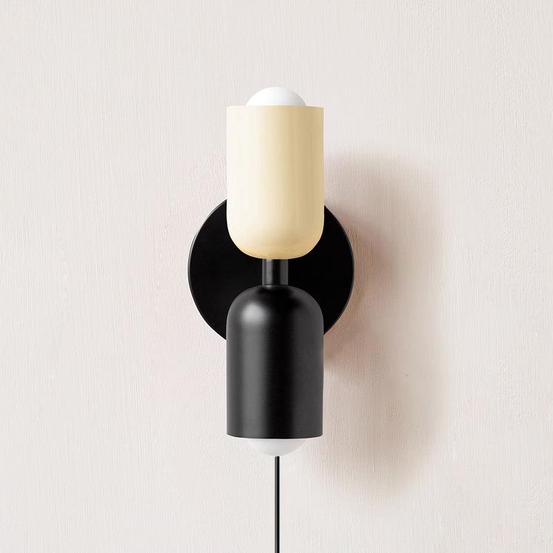 Modern Wall Sconce LED Metal 9.8 in Indoor Light Black Vertical Horizontal Mounting Decorative Lamp | Thomler
