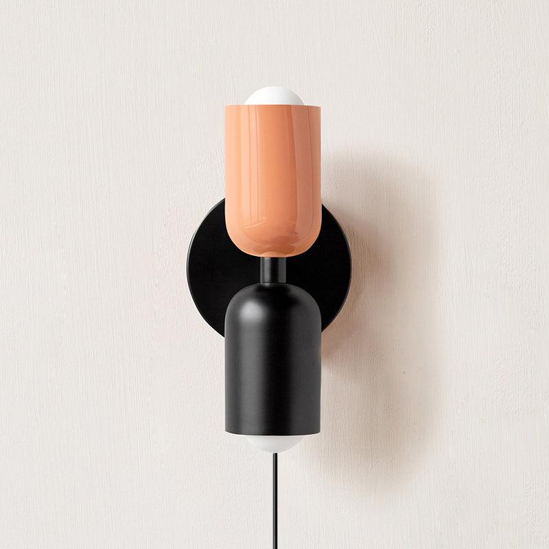 Modern Wall Sconce LED Metal 9.8 in Indoor Light Black Vertical Horizontal Mounting Decorative Lamp | Thomler