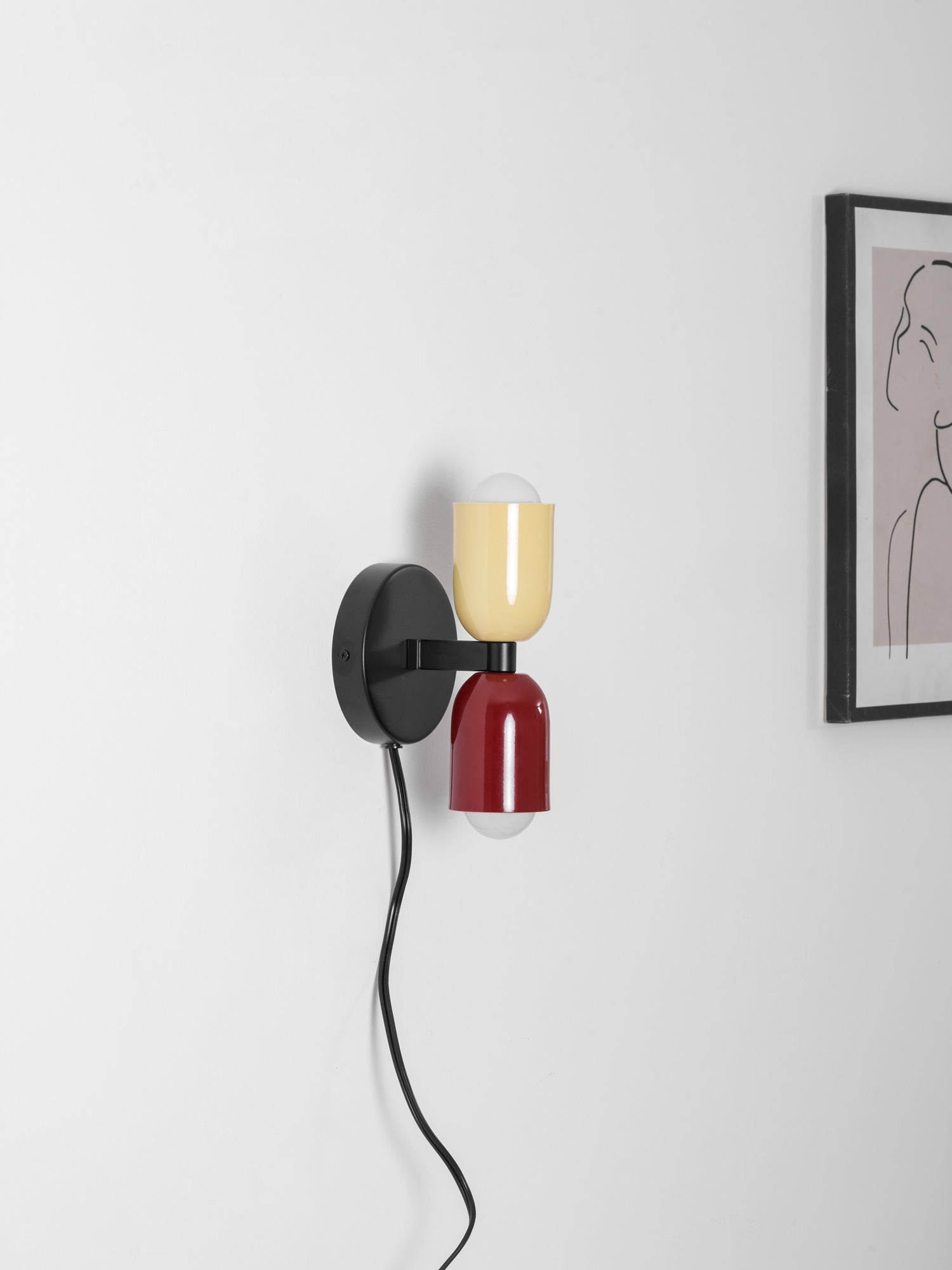 Modern Wall Sconce LED Metal 9.8 in Indoor Light Black Vertical Horizontal Mounting Decorative Lamp | Thomler